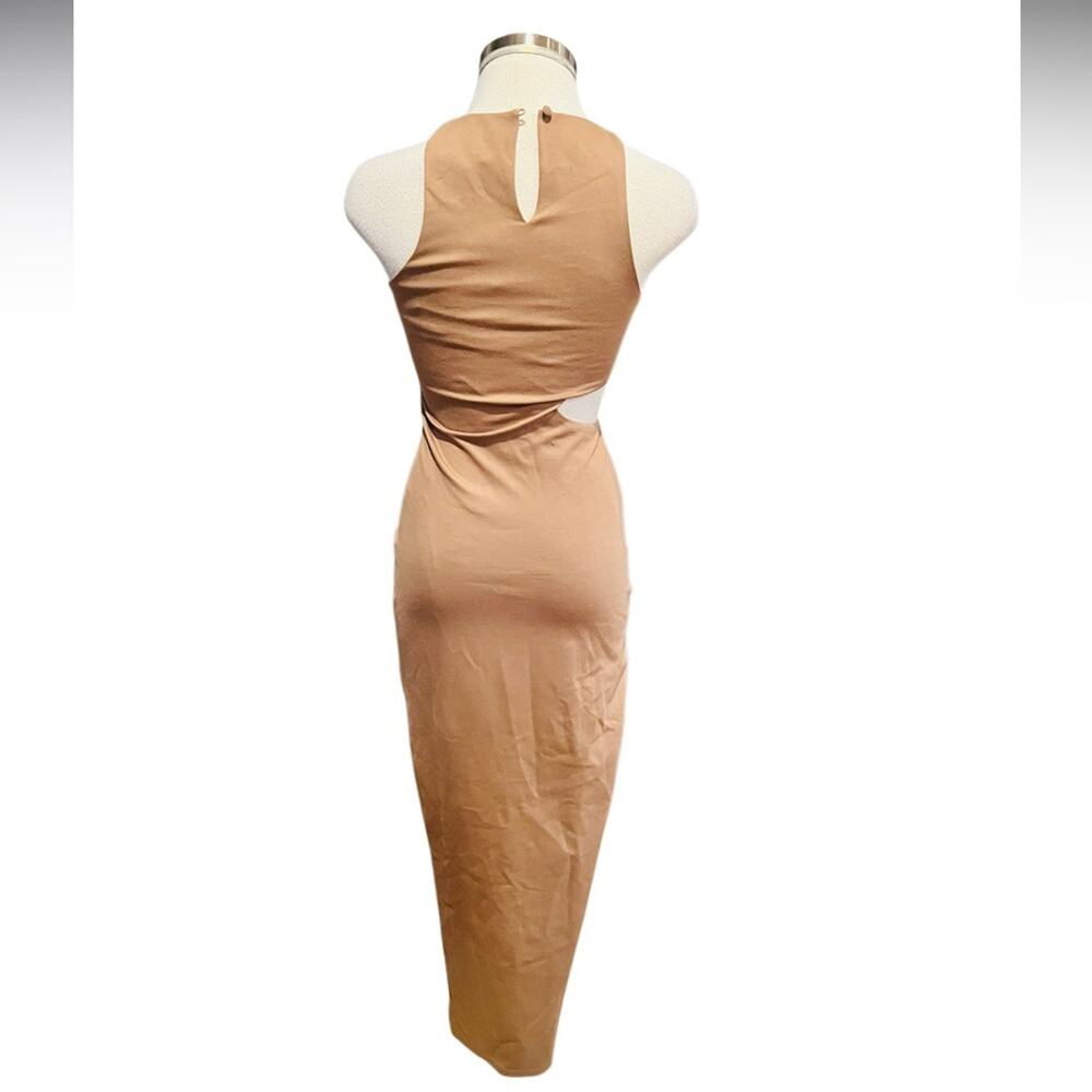 Michael Costello Revolve Rylan Midi Dress in Taupe Size XS NWT - Picture 8 of 11
